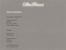Tablet Screenshot of davinci-live.com